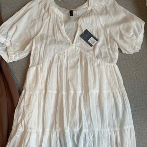 NWT White Cotton Dress